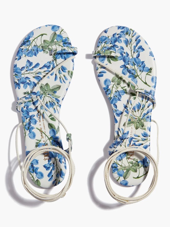 TKEES Shoes - Tkees x Alice + Olivia Jo Wrap Sandal, size 6 - NEW without box